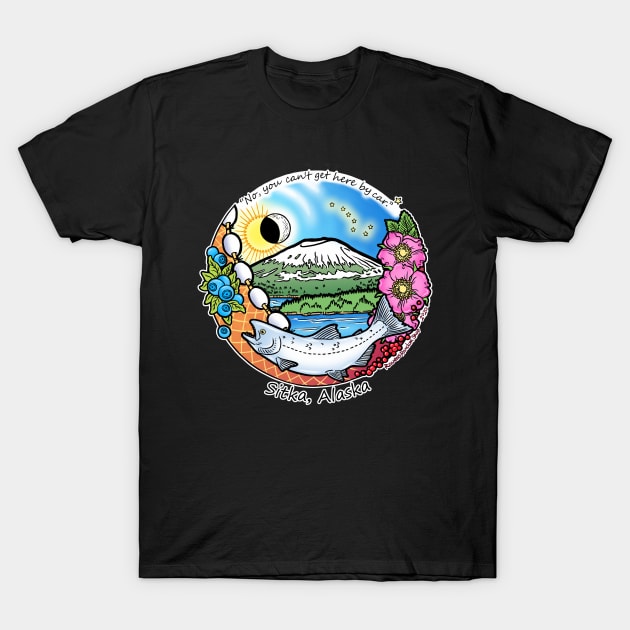 Sitka is on an Island T-Shirt by Raven's Random